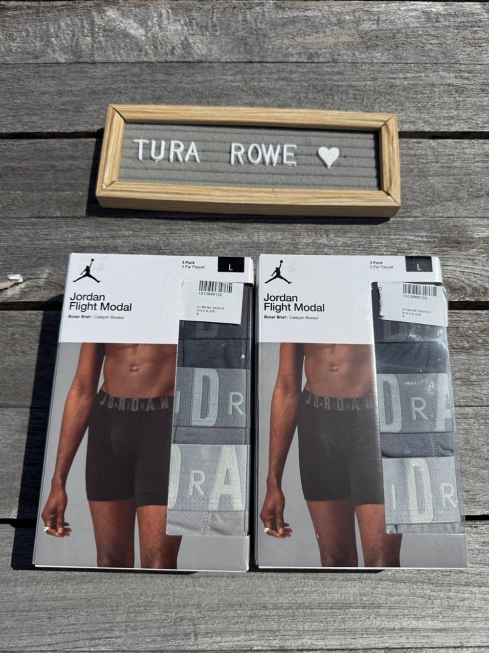 Jordan Flight Modal Boxer Briefs 6 Pack Bundle Size L NWT 2x 3-Pack Mens